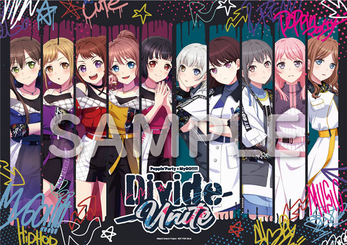 MyGO!!!!! Divide/Unite特典缶バッジ 5種 Poppin'Party×MyGO!!!!! 「Divide/Unite」 トレーティング