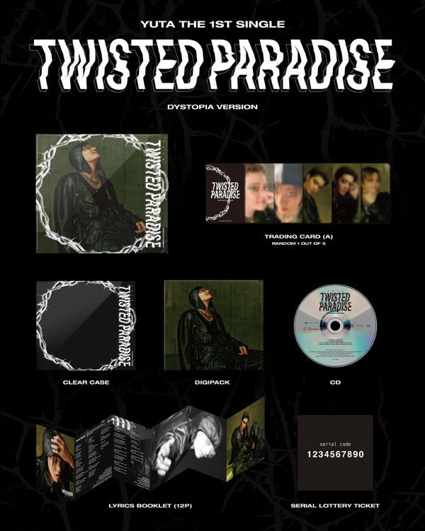 【先着特典】YUTA／TWISTED PARADISE＜CD＞（初回生産限定盤 Dystopia Version)［Z-16420］20250514