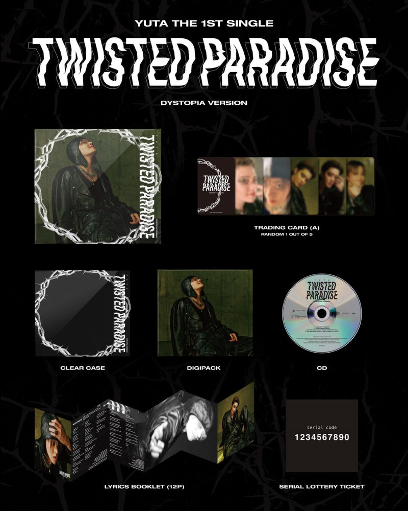 【先着特典】YUTA／TWISTED PARADISE＜CD＞（初回生産限定盤 Dystopia Version)［Z-16420］20250514