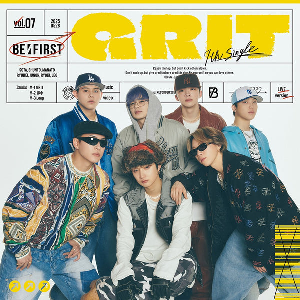 【先着特典】BE:FIRST／GRIT＜CD+Blu-ray＞（LIVE盤)［Z-16483］20250528