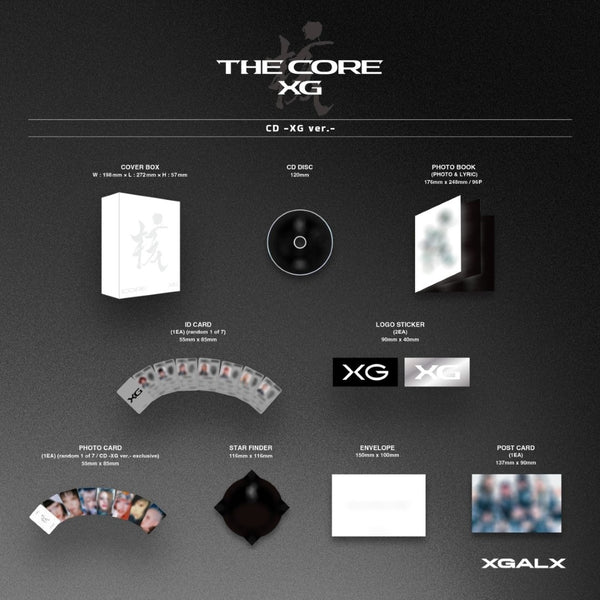 CD 通常盤 新品未開封 30枚分 先着特典】XG／THE CORE - 核＜CD＞（CD -XG ver.-(初回盤))［Z-16793
