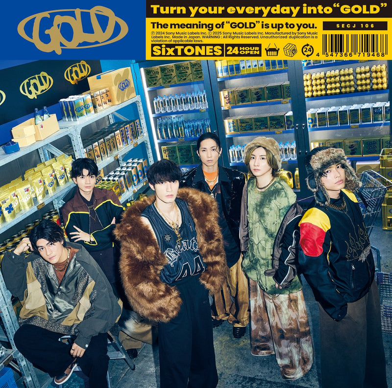 【先着特典】SixTONES／GOLD＜CD＞（通常盤)［Z-16122］20250115