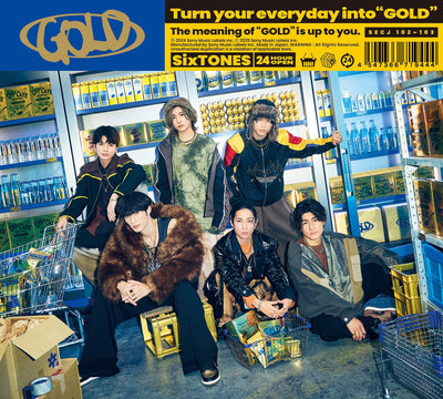 【先着特典】SixTONES／GOLD＜CD+DVD＞（初回盤B)［Z-16121］20250115