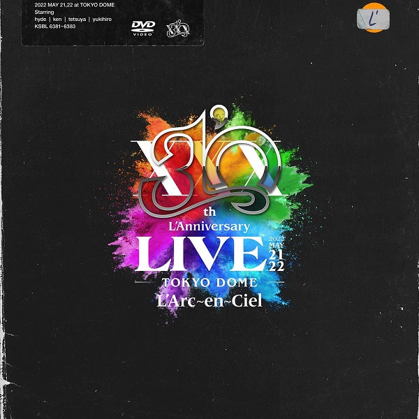 先着特典】L'Arc～en～Ciel／30th L'Anniversary LIVE＜3DVD＞（通常盤 