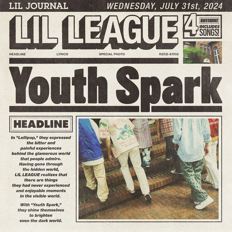 【先着特典】LIL LEAGUE from EXILE TRIBE／Youth Spark＜CD＞［Z-15604］20240731