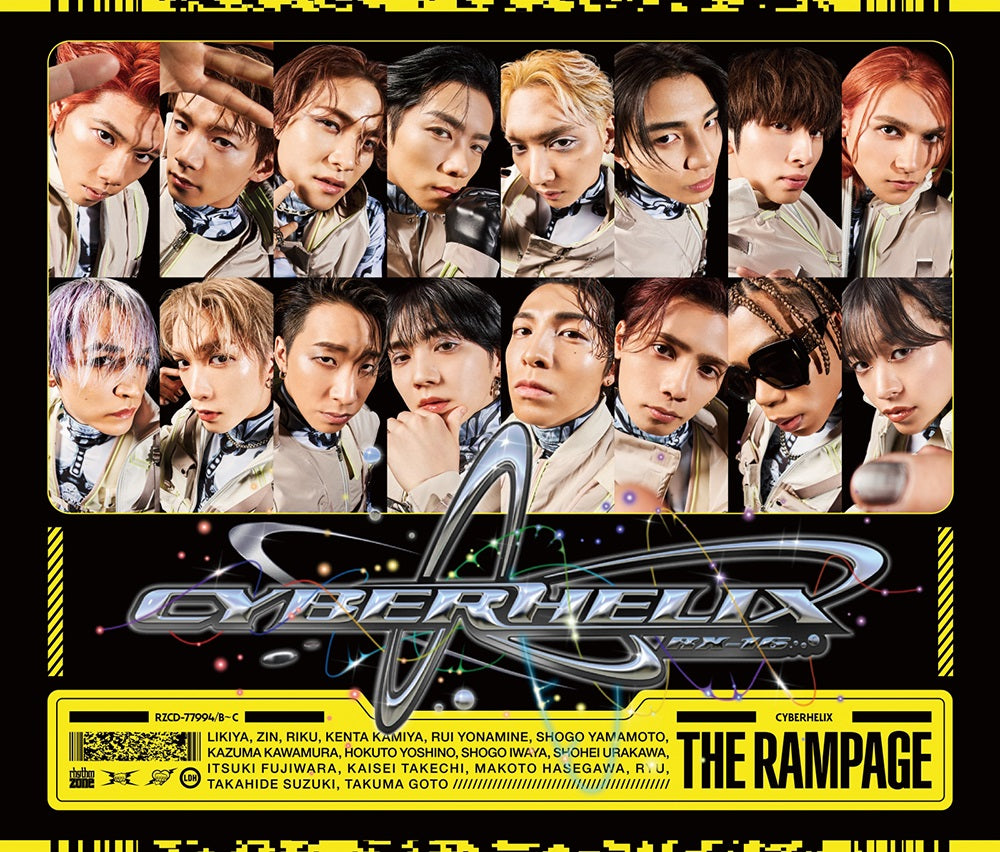 【先着特典】THE RAMPAGE from EXILE  TRIBE／CyberHelix＜CD+2Blu-ray＞（RRRX盤)［Z-15412］20240508