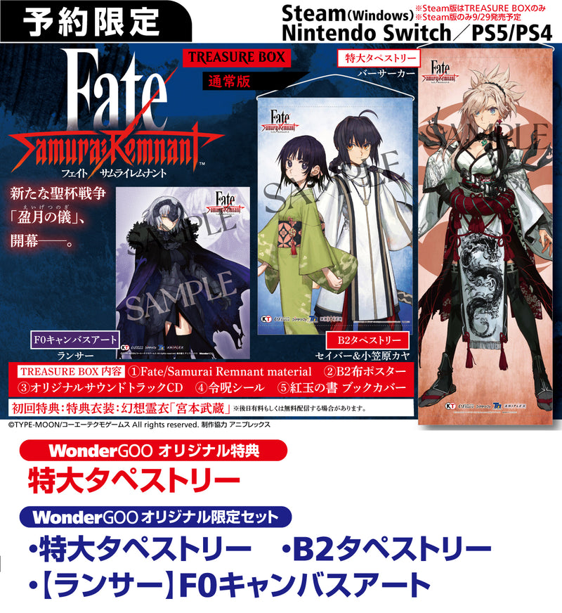 Fate Samurai Remnant material 設定資料集 未開封品 - ニンテンドー3DS