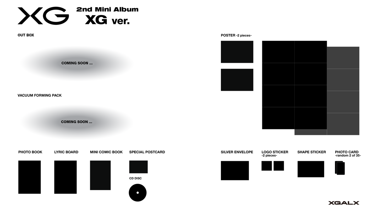 2-item set》XG 2024 SEASON'S GREETINGS（Standard Edition）+