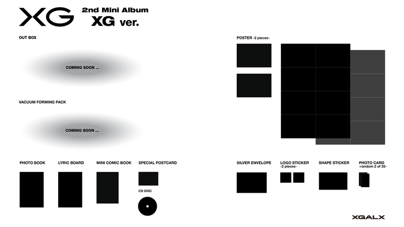 【先着特典】XG／タイトル未定＜CD＞（初回盤 XG ver.)［Z-15812］20241108