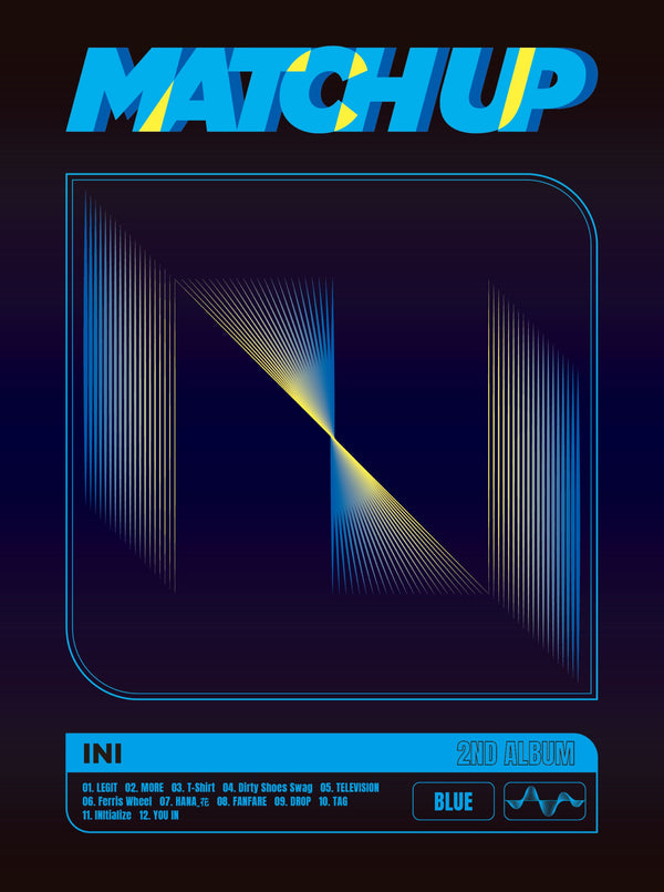 【先着特典】INI／MATCH UP＜CD+DVD＞（BLUE Ver.)［Z-15127］20240214
