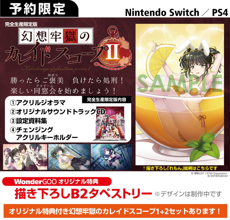 【WonderGOOオリジナル特典】幻想牢獄のカレイドスコープ2　完全生産限定版＜Switch＞20250214