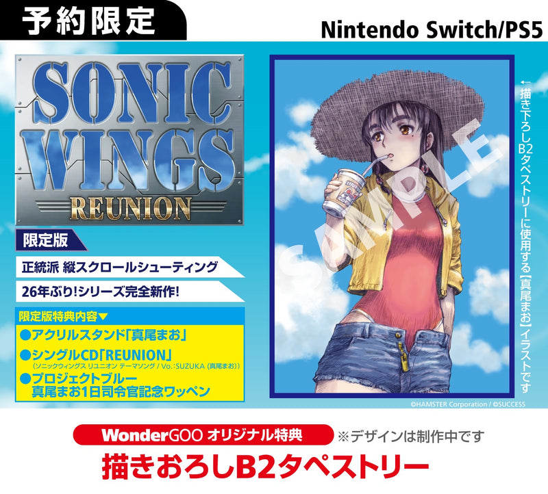 【WonderGOOオリジナル特典】ソニックウィングス リユニオン 限定版＜Switch＞20250529