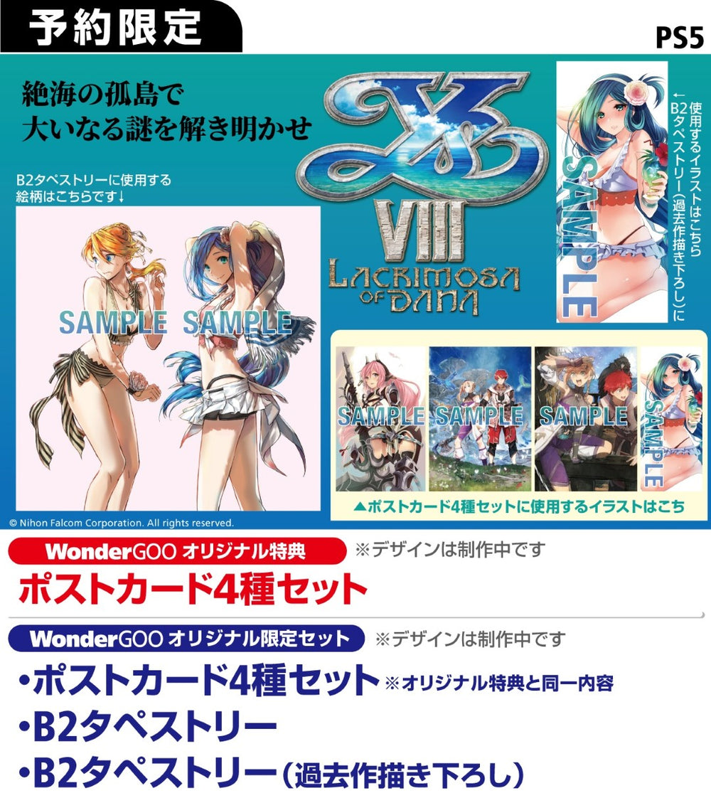 上品コーデはコレで安心！ WonderGOOオリジナル特典】イースVIII -Lacrimosa DANA-＜PS5 of タペストリー
