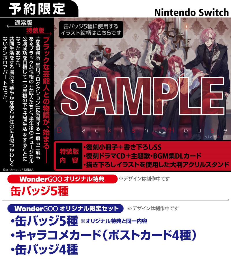 【WonderGOOオリジナル限定セット】Blackish House sideA→ -Retour-＜Switch＞20251009