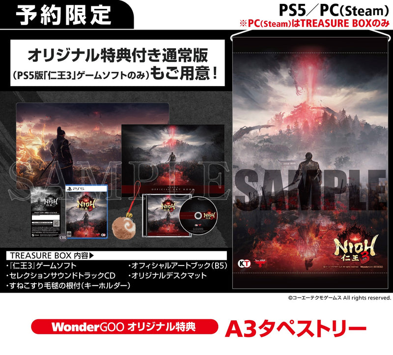 【WonderGOOオリジナル特典】仁王３ TREASURE BOX＜PS5＞20260206