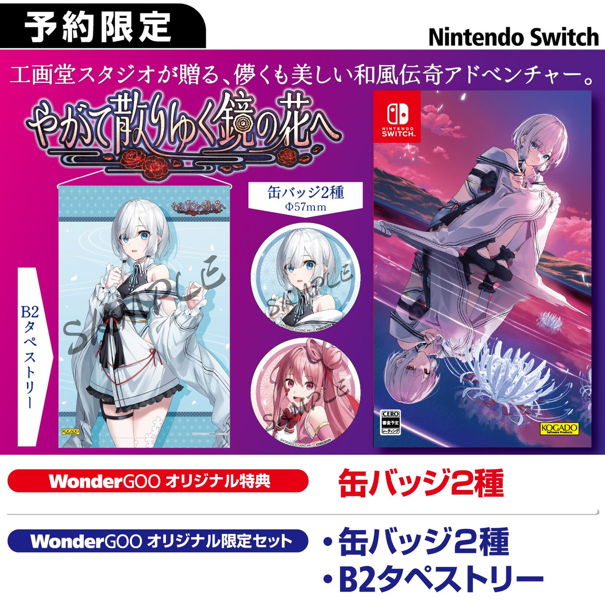 WonderGOOオリジナル特典】やがて散りゆく鏡の花へ＜Switch＞20260430