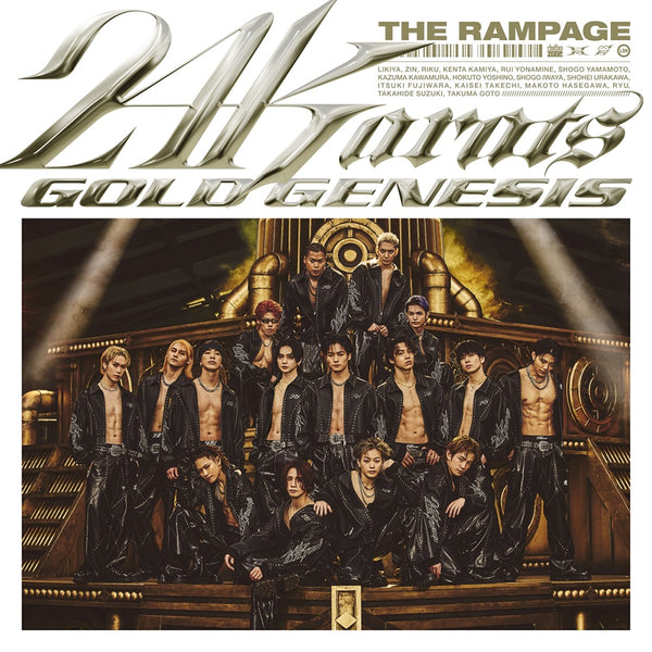 先着特典】THE RAMPAGE from EXILE TRIBE／24karats GOLD GENESIS＜CD+2DVD＞（LIVE