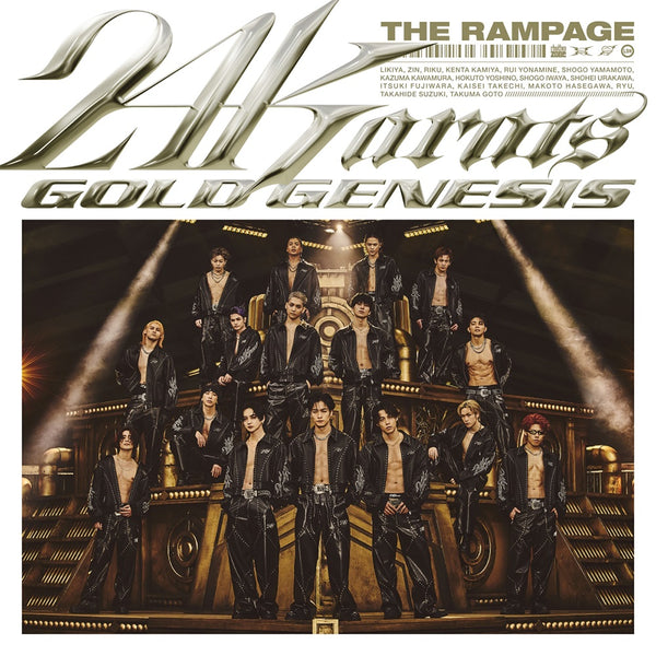 【先着特典】THE RAMPAGE from EXILE TRIBE／24karats GOLD GENESIS＜CD+DVD＞（MV盤)［Z-15614］20240724