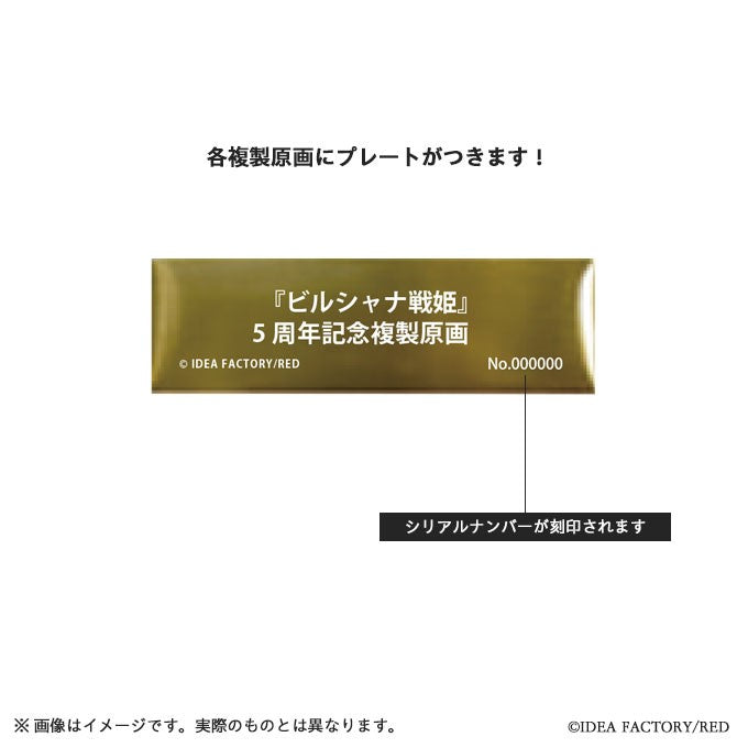 「ビルシャナ戦姫」5周年記念 複製原画 (A)『ビルシャナ戦姫 ～源平飛花夢想～』Nintendo Switch版 限定版パッケージイラスト＜グッズ＞20250917
